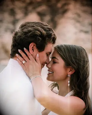 Hannah Ann and Jake Funk engagement photo 