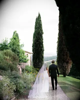 Hannah Ann and Jake Funk on their wedding day