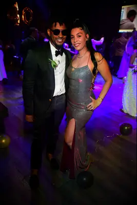 Jenn Goicoechea and Usher