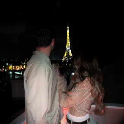 Josh Allen and girlfriend Hailee Steinfeld in Paris
