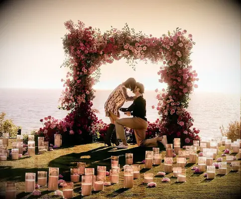 Josh Allen proposing to Hailee Steinfeld