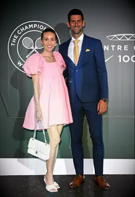 Jelena and Novak Djokovic 