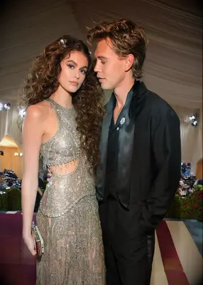 Austin Butler and Kaia Gerber at the Met Gala