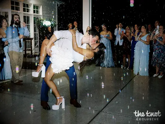 Mei Mei and Jacob exiting their wedding