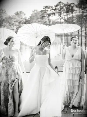 Mei Mei with her bridesmaids