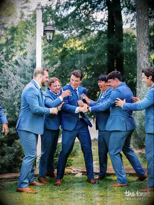 Jacob Vigliotta with his groomsmen