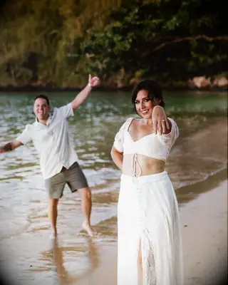 Katie Thurston and Jeff Arcrui