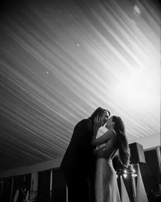 Trevor Lawrence and wife Marissa dancing on wedding day