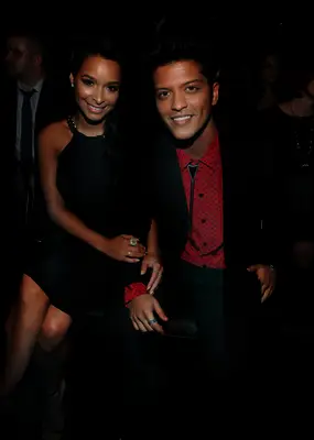 Bruno and Jessica smile for the camera. 