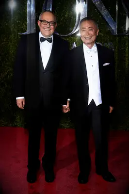 Brad and George Takei