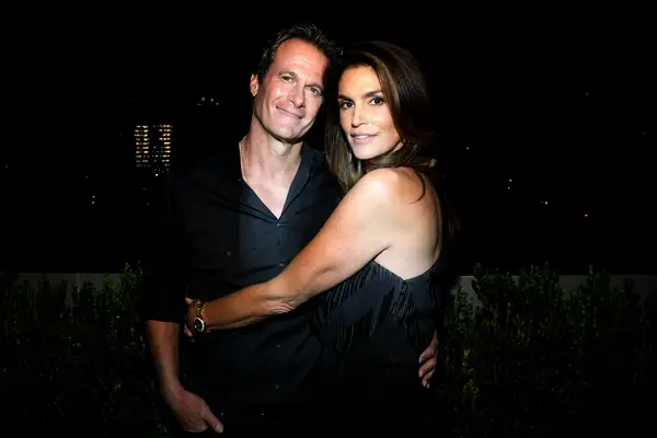 Rande Gerber and Cindy Crawford