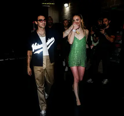 Joe Jonas and Sophie Turner at the Jonas Brothers 