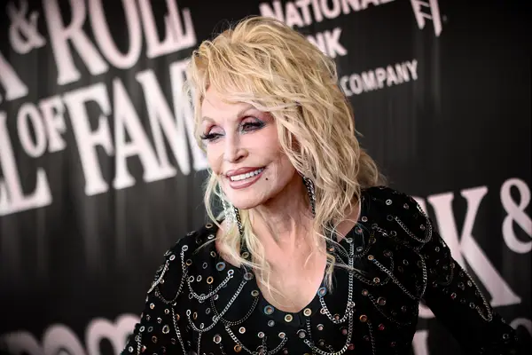 Dolly Parton attends the 37th Annual Rock & Roll Hall of Fame Induction