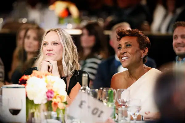 Robin Roberts and Amber Laign Celebrate Roberts