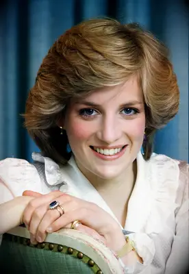 Princess Diana poses for a portrait. 
