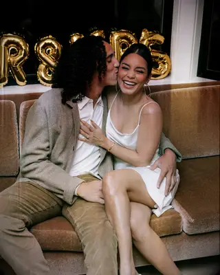 Vanessa and Cole at their engagement party. 