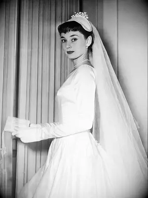 Audrey Hepburn first wedding dress.