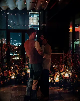 Noah Galvin and Ben Platt getting engaged