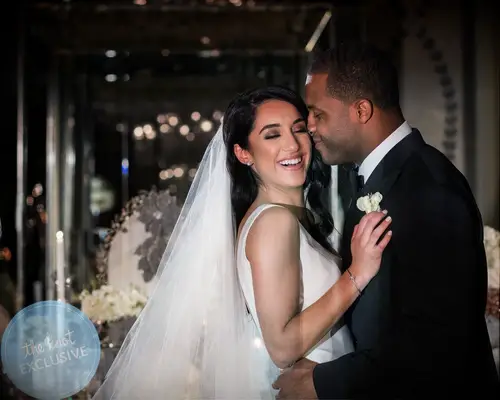 Aiyda and Randall Cobb Wedding, New York City, April 2017. (Credit: Brian Marcus / Fred Marcus Studio)