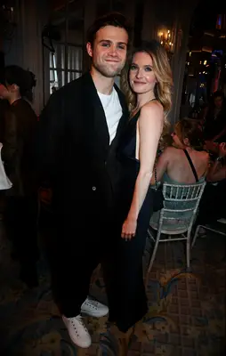  Meghann Fahy and Leo Woodall at The South Bank Sky Arts Awards