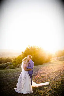 Vanessa Ray and Landon Beard