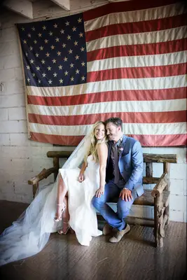 Vanessa Ray and Landon Beard