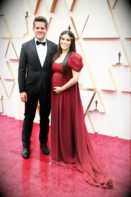 America Ferreira and Ryan Piers Williams at the 2020 Oscars