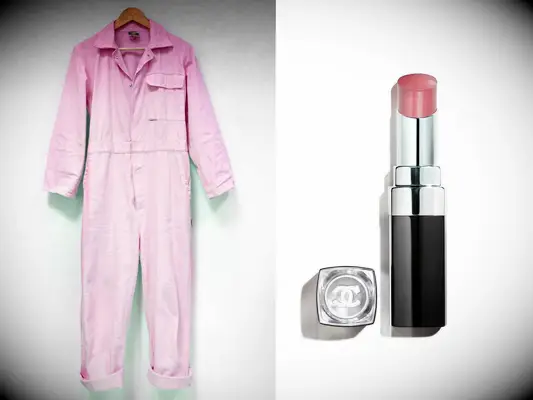 Barbie pink jumpsuit costume idea