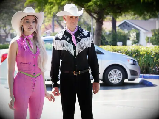 Barbie and Ken western costume idea from the Barbie movie