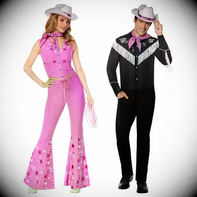 Western Barbie and Ken costume idea