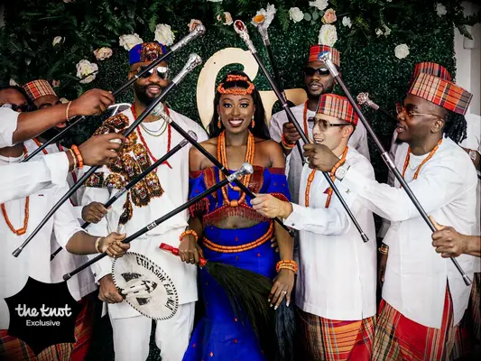 Chiney Ogwumike Nigerian wedding photo