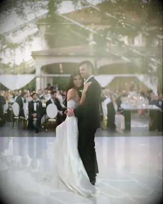 Kirstin Maldonado and husband share first dance