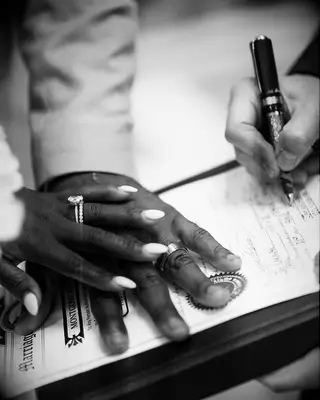 Simone Biles and Jonathan Owens wedding photo