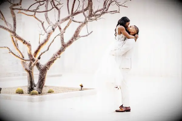 Simone Biles and Jonathan Owens wedding photo