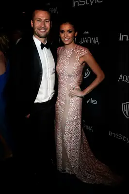 Glen Powell and Nina Dobrev