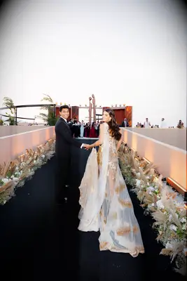 Ankur Jain and wife Erika Hammond