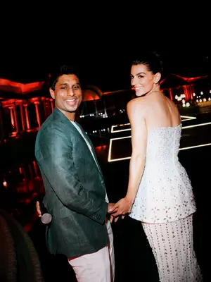 Ankur Jain and his wife Erika Hammond