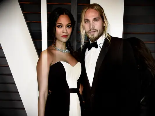  Zoe Saldana and Marco Perego Saldana