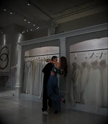 Jesse Sullivan and Francesca Farago wedding dress shopping at Kleinfeld