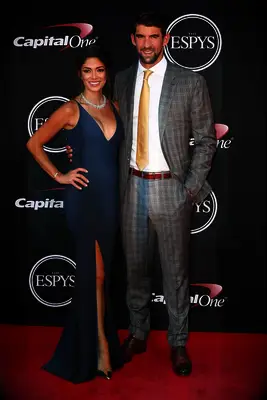 Michael Phelps and Nicole Johnson at the ESPYs