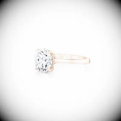 Jean Dousset solitaire diamond engagement ring