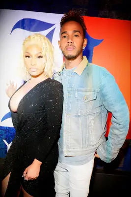 Lewis Hamilton and Nicki Minaj