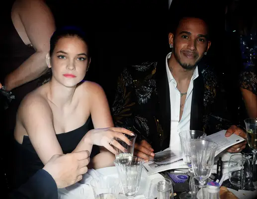 Barbara Palvin and Lewis hamilton