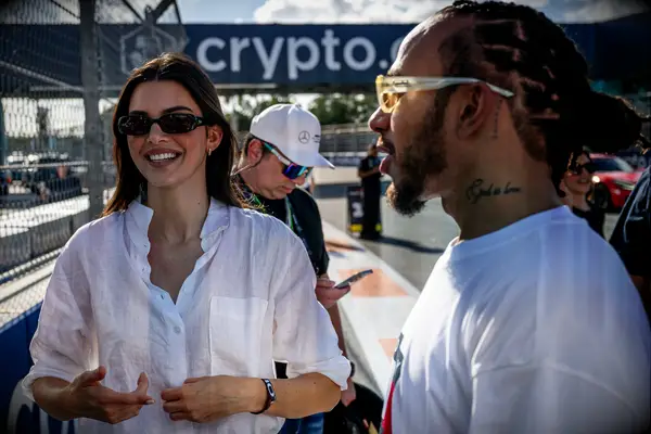 Kendall Jenner and Lewis Hamilton