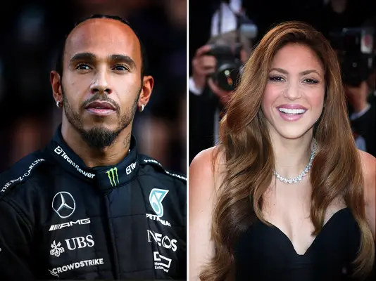 Lewis Hamilton and Shakira