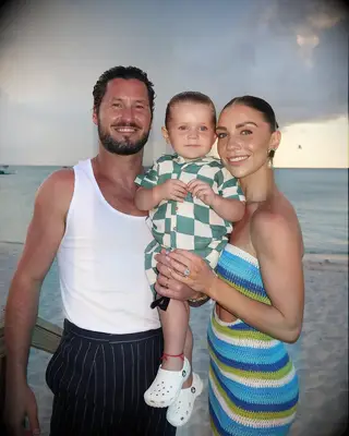 Jenna Johnson and Val Chmerkovskiy with their son Rome
