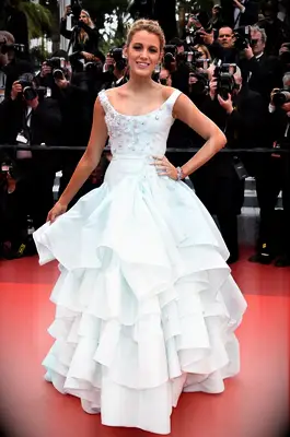 Blake Lively wears a Vivienne Westwood gown on the red carpet of Cannes Film Festival. 