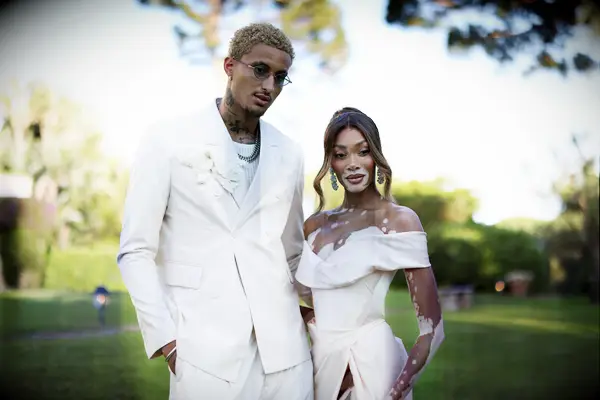 Kyle Kuzma and Winnie Harlow