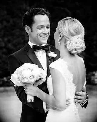 Daniella Karagach and Pasha Pashkov on their wedding day