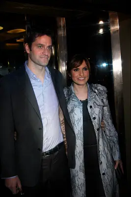 Peter Hermann and Mariska Hargitay attend TALK RADIO Opening Night